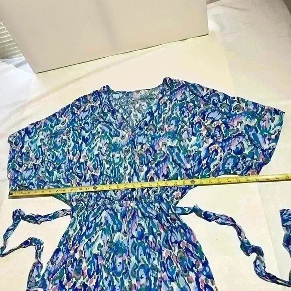 Cupshe Romper Colorful Beach V Neck Tie-Waist Lightweight Summer Stretchy Swim - Picture 6 of 10